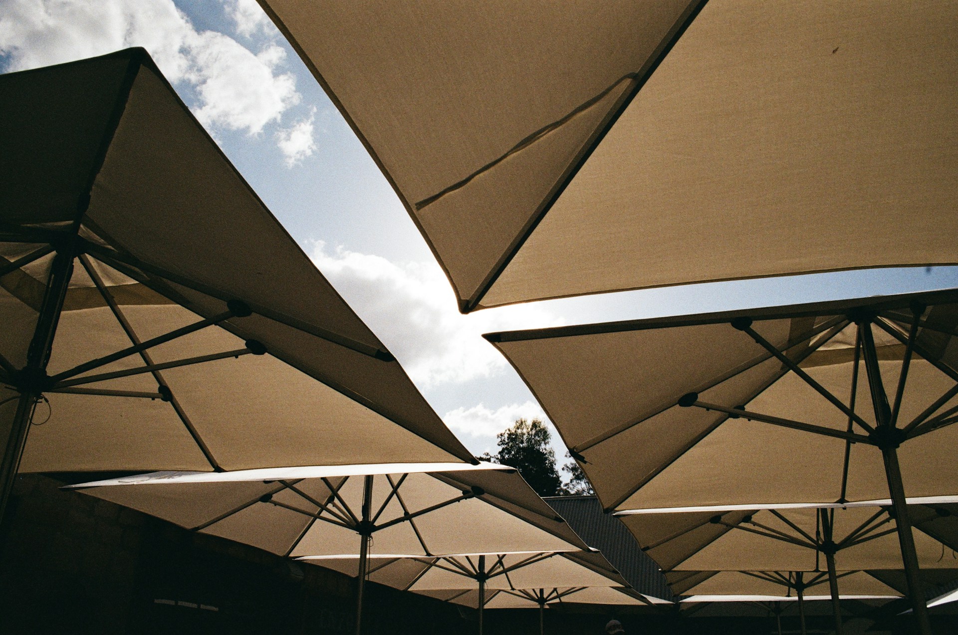 grote parasol voor horeca