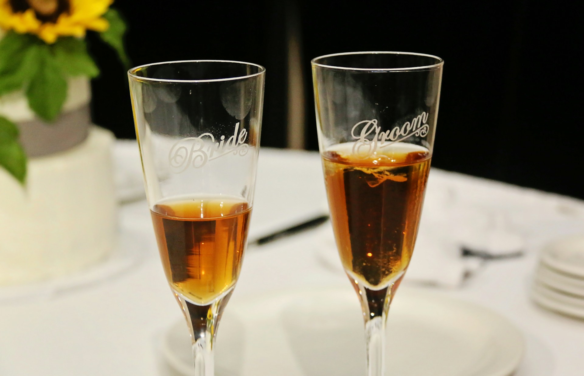 plastic champagneglazen